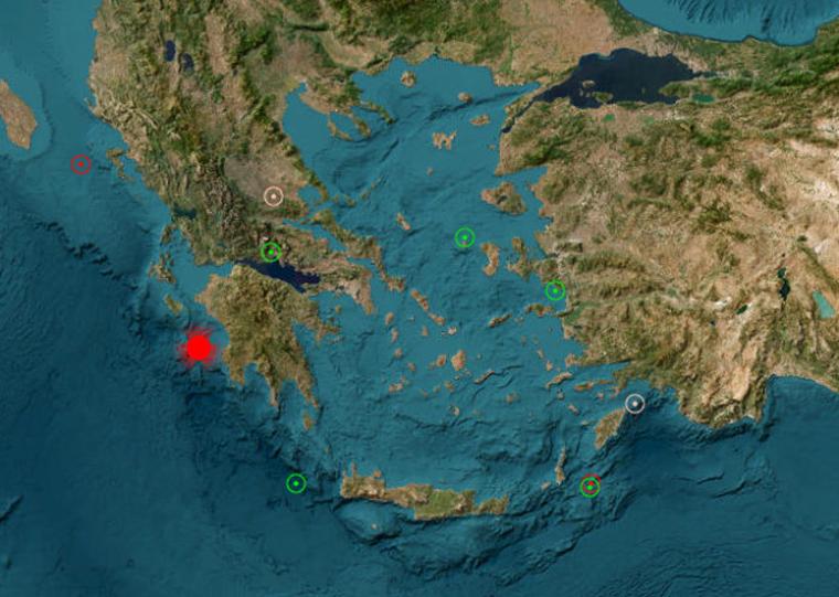 Γεωδυναμικό Ινστιτούτο: 5,7 Ρίχτερ ο σεισμός στον Κυπαρισσιακό Κόλπο